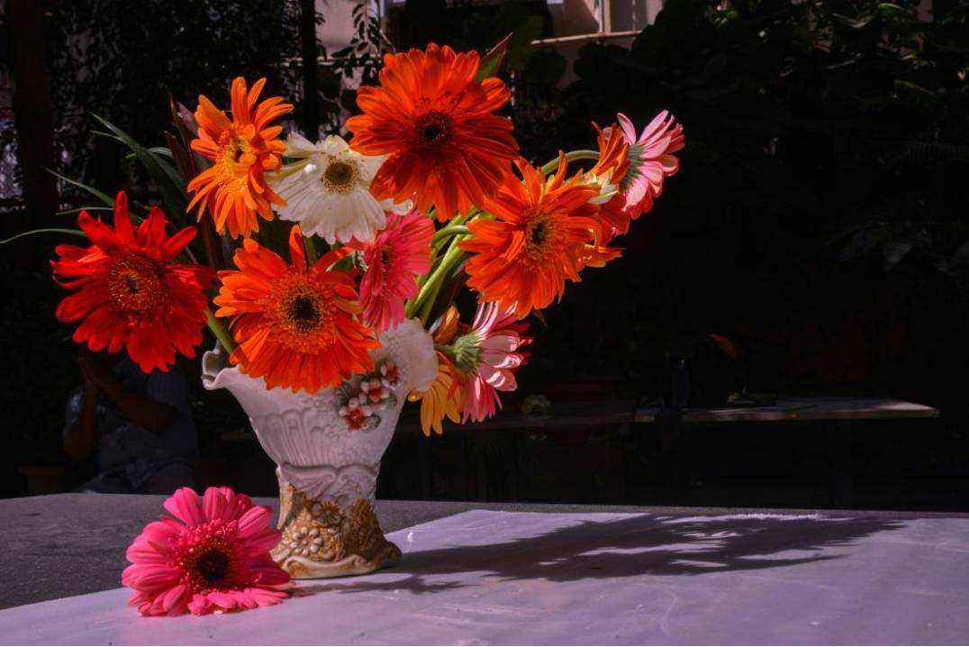 Market stall display
